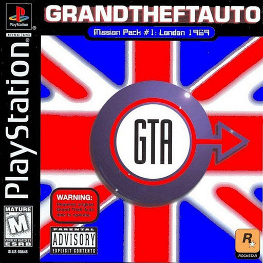 Grand Theft Auto - Mission Pack 1 - London 1969 - Playstation 1 - Complete Video Games Sony   
