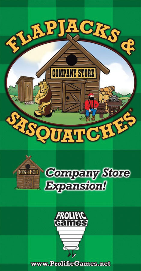 Flapjacks & Sasquatches: Company Store Expansion Board Games Left Justified   