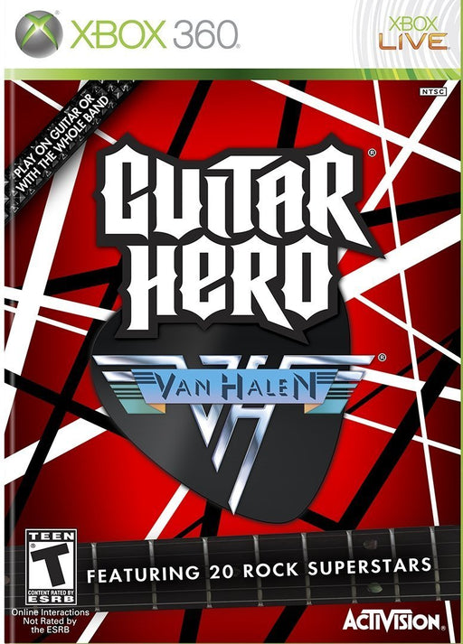 Guitar Hero 5 Van Halen- Xbox 360 - Complete Video Games Microsoft   