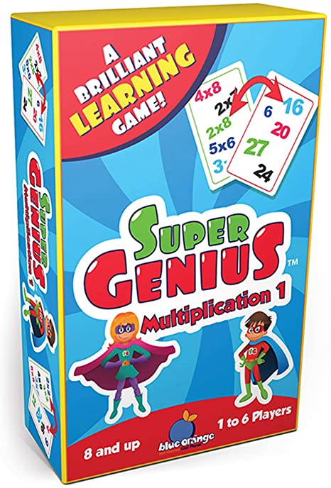 Super Genius: Multiplication 1 Board Games BLUE ORANGE USA   