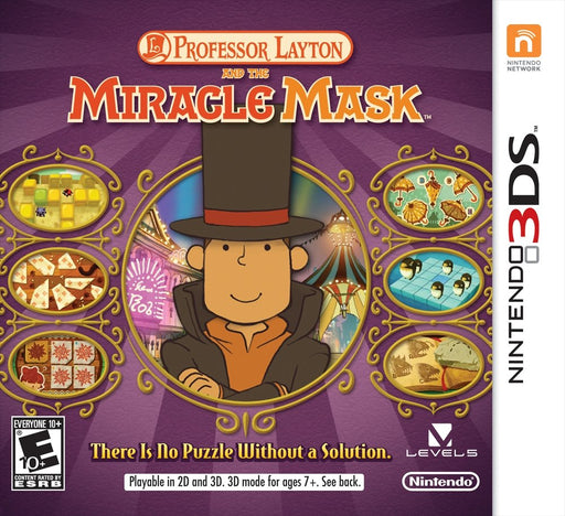 Professor Layton and the Miracle Mask - 3DS - Complete Video Games Nintendo   
