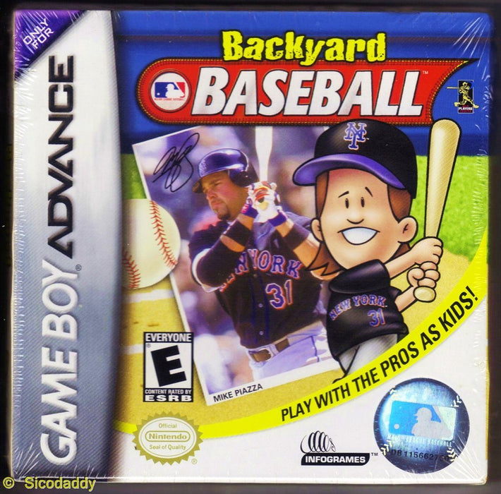 Backyard Baseball - Game Boy Advance - Loose Video Games Nintendo   