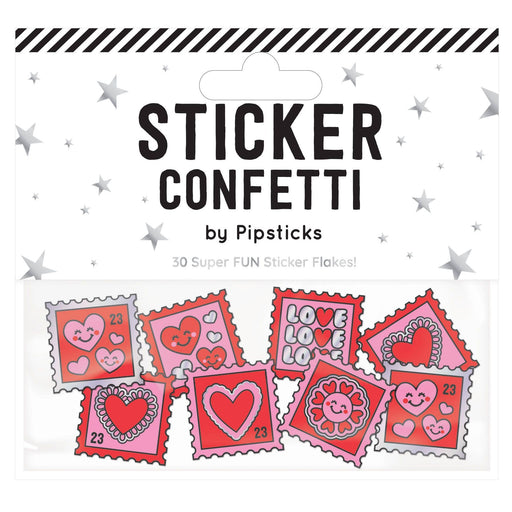 Stamped With Love Sticker Confetti Gift Pipsticks   