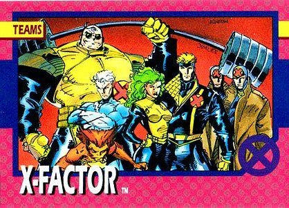 Marvel X-Men 1992 - 073 -  X-Factor Vintage Trading Card Singles Impel   