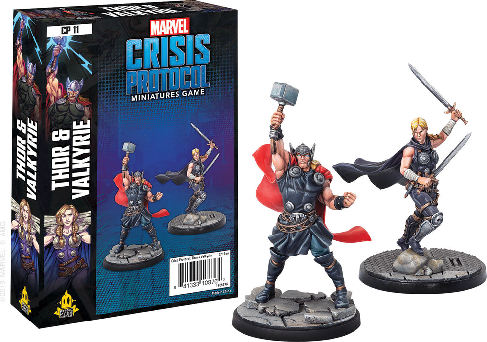 Marvel: Crisis Protocol - Thor and Valkyrie Character Pack Board Games ASMODEE NORTH AMERICA   