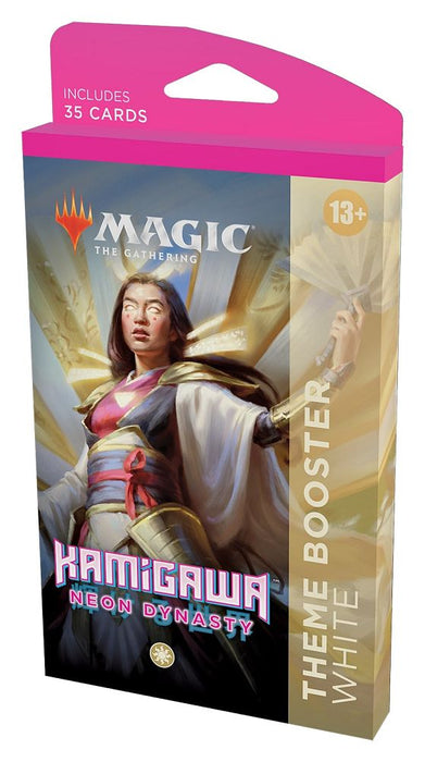 Magic the Gathering CCG: Kamigawa - Neon Dynasty Theme Booster - White CCG WIZARDS OF THE COAST, INC   
