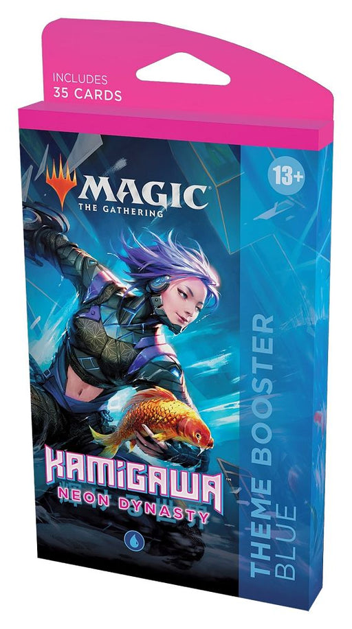 Magic the Gathering CCG: Kamigawa - Neon Dynasty Theme Booster - Blue CCG WIZARDS OF THE COAST, INC   