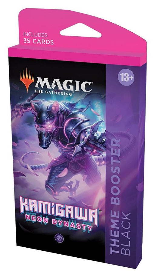 Magic the Gathering CCG: Kamigawa - Neon Dynasty Theme Booster - Black CCG WIZARDS OF THE COAST, INC   