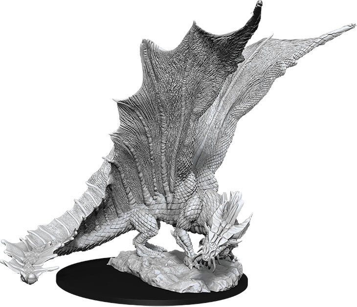 Dungeons & Dragons Nolzur`s Marvelous Unpainted Miniatures: W11 Young Gold Dragon Miniatures NECA   