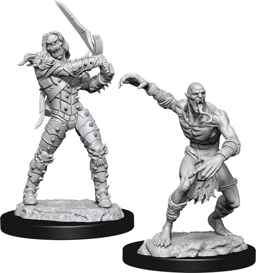 Dungeons & Dragons Nolzur`s Marvelous Unpainted Miniatures: W11 Wight & Ghast Miniatures NECA   