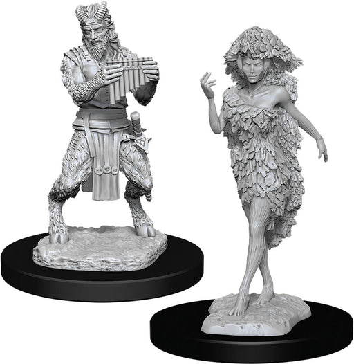 Dungeons & Dragons Nolzur`s Marvelous Unpainted Miniatures: W11 Satyr & Dryad Miniatures NECA   