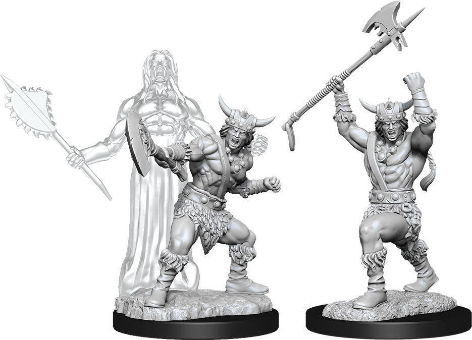 Dungeons & Dragons Nolzur`s Marvelous Unpainted Miniatures: W11 Male Human Barbarian Miniatures NECA   