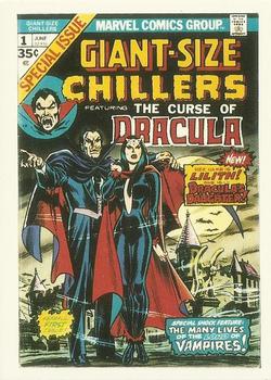 Marvel 1st Covers II - 1991 - 002 - Giant-Size Chillers - Curse of Dracula Vintage Trading Card Singles Comic Images   
