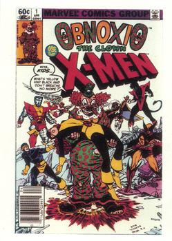 Marvel 1st Covers II - 1991 - 012 - Obnixio the Clown vs. The X-Men Vintage Trading Card Singles Comic Images   