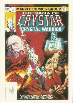 Marvel 1st Covers II - 1991 - 013 - The Saga of Crystar - Crystal Warrior Vintage Trading Card Singles Comic Images   