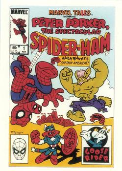 Marvel 1st Covers II - 1991 - 016 - Marvel Tails - Starring Peter Porker - The Spectacular Spider-Ham Vintage Trading Card Singles Comic Images   
