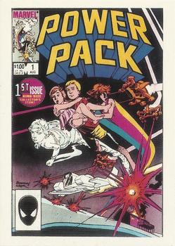 Marvel 1st Covers II - 1991 - 022 - Power Pack Vintage Trading Card Singles Comic Images   