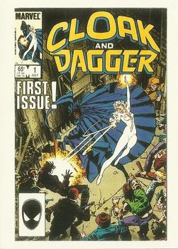 Marvel 1st Covers II - 1991 - 027 - Cloak and Dagger Vintage Trading Card Singles Comic Images   