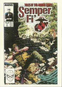 Marvel 1st Covers II - 1991 - 059 - Semper Fi' Vintage Trading Card Singles Comic Images   