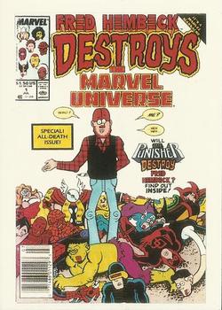 Marvel 1st Covers II - 1991 - 060 - Fred Hembeck Destroys the Marvel Universe Vintage Trading Card Singles Comic Images