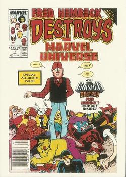 Marvel 1st Covers II - 1991 - 060 - Fred Hembeck Destroys the Marvel Universe Vintage Trading Card Singles Comic Images   