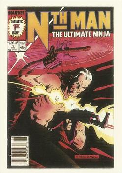 Marvel 1st Covers II - 1991 - 066 - Nth Man - The Ultimate Ninja Vintage Trading Card Singles Comic Images   
