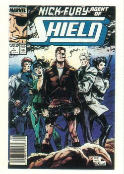 Marvel 1st Covers II - 1991 - 067 - Nick Fury, Agent of S.H.I.E.L.D. Vintage Trading Card Singles Comic Images