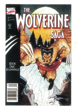 Marvel 1st Covers II - 1991 - 069 - The Wolverine Saga Vintage Trading Card Singles Comic Images   