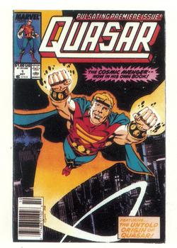 Marvel 1st Covers II - 1991 - 070 - Quasar Vintage Trading Card Singles Comic Images   