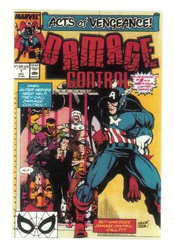 Marvel 1st Covers II - 1991 - 073 - Damage Control (Limited Series) Vintage Trading Card Singles Comic Images   
