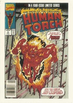 Marvel 1st Covers II - 1991 - 079 - The Saga of the Original Human Torch (Limited Series) Vintage Trading Card Singles Comic Images