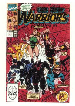 Marvel 1st Covers II - 1991 - 085 - The New Warriors Vintage Trading Card Singles Comic Images   