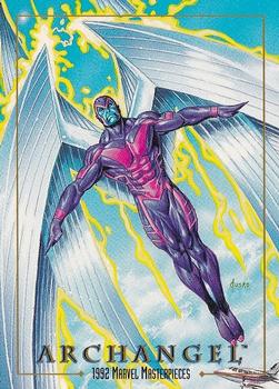 Marvel Masterpieces - 1992 - 008 - Archangel Vintage Trading Card Singles Skybox