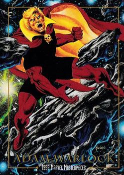 Marvel Masterpieces - 1992 - 010 - Adam Warlock Vintage Trading Card Singles Skybox   