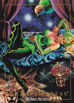 Marvel Masterpieces - 1992 - 021 - Enchantress Vintage Trading Card Singles Skybox   