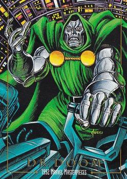 Marvel Masterpieces - 1992 - 026 - Dr. Doom Vintage Trading Card Singles Skybox   