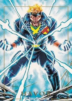 Marvel Masterpieces - 1992 - 035 - Havok Vintage Trading Card Singles Skybox