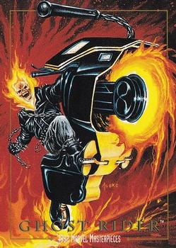 Marvel Masterpieces - 1992 - 037 - Ghost Rider Vintage Trading Card Singles Skybox   