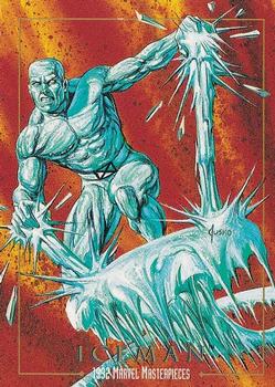 Marvel Masterpieces - 1992 - 040 - Iceman Vintage Trading Card Singles Skybox   