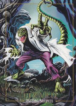 Marvel Masterpieces - 1992 - 041 - Lizard Vintage Trading Card Singles Skybox   