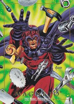 Marvel Masterpieces - 1992 - 049 - Magneto Vintage Trading Card Singles Skybox   