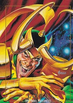 Marvel Masterpieces - 1992 - 050 - Loki Vintage Trading Card Singles Skybox