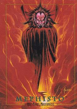 Marvel Masterpieces - 1992 - 054 - Mephisto Vintage Trading Card Singles Skybox