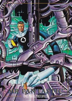 Marvel Masterpieces - 1992 - 059 - Mr. Fantastic Vintage Trading Card Singles Skybox