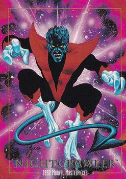 Marvel Masterpieces - 1992 - 062 - Nightcrawler Vintage Trading Card Singles Skybox