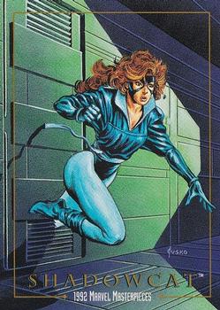 Marvel Masterpieces - 1992 - 075 - Shadowcat Vintage Trading Card Singles Skybox   