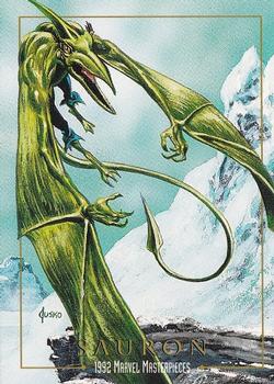 Marvel Masterpieces - 1992 - 076 - Sauron Vintage Trading Card Singles Skybox   