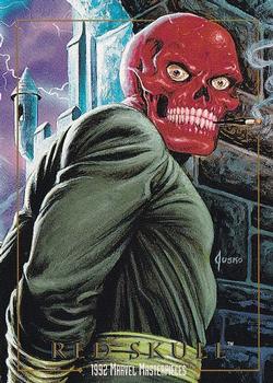 Marvel Masterpieces - 1992 - 080 - Red Skull Vintage Trading Card Singles Skybox   