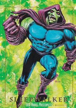 Marvel Masterpieces - 1992 - 089 - Sleepwalker Vintage Trading Card Singles Skybox