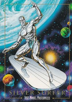 Marvel Masterpieces - 1992 - 090 - Silver Surfer Vintage Trading Card Singles Skybox   